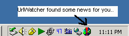 Urlwatcher taskbar